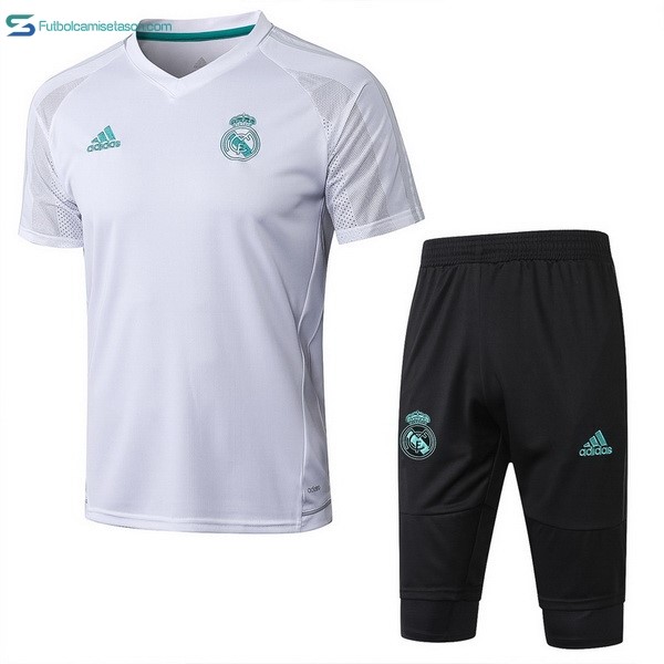 Entrenamiento Real Madrid Conjunto Completo 2017/18 Blanco Negro